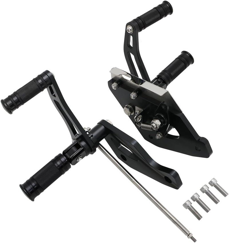 FENGREN Motorcycle 4"Forward Controls Footpegs Levers Linkages Compatible with Kawasaki Vulcan 900 VN900 Classic 2006-2023 - Image 5